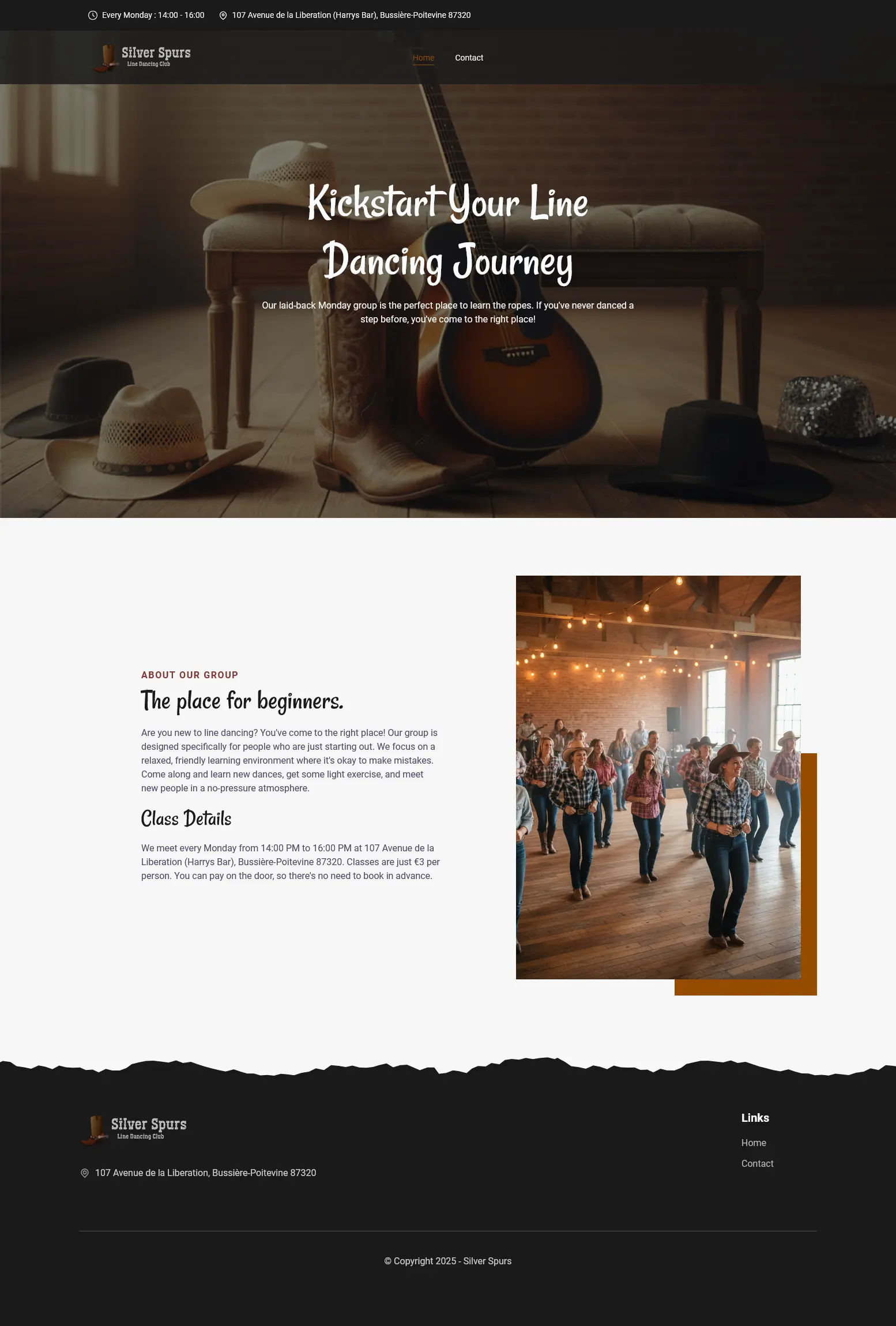 Silver Spurs Dance Club Website